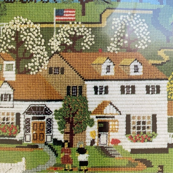 Vintage NOS White House Inn Dimensions Needlepoint Kit #2125 1980 New - Picture 3 of 6